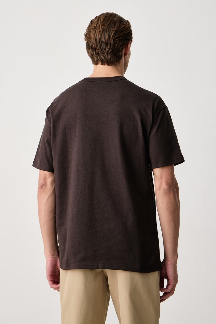 Abbigliamento Nike Sportswear T-shirt da uomo in cotone Premium Essentials IH1121.220 marrone