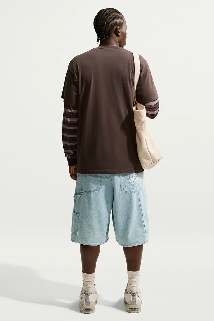 Nike Sportswear T-shirt męski bawełniany IV5628.237 brązowy AW26