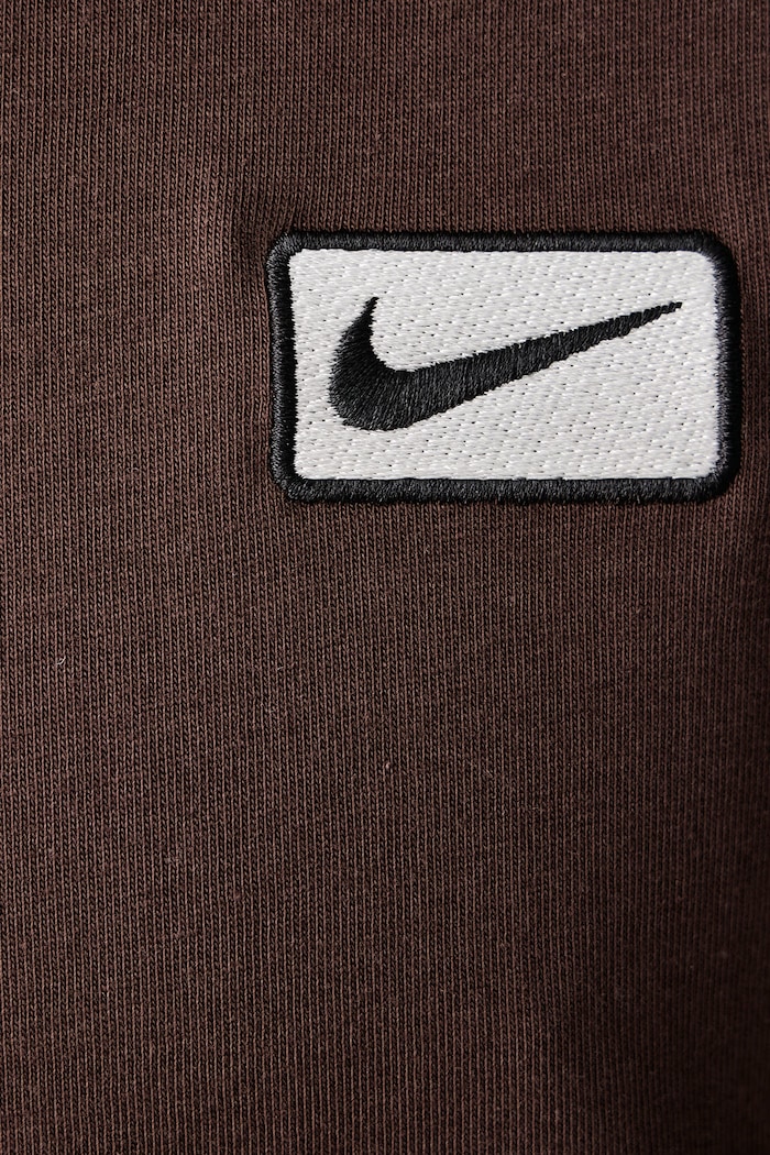 Férfi pamut póló Nike Sportswear barna IV5628.237