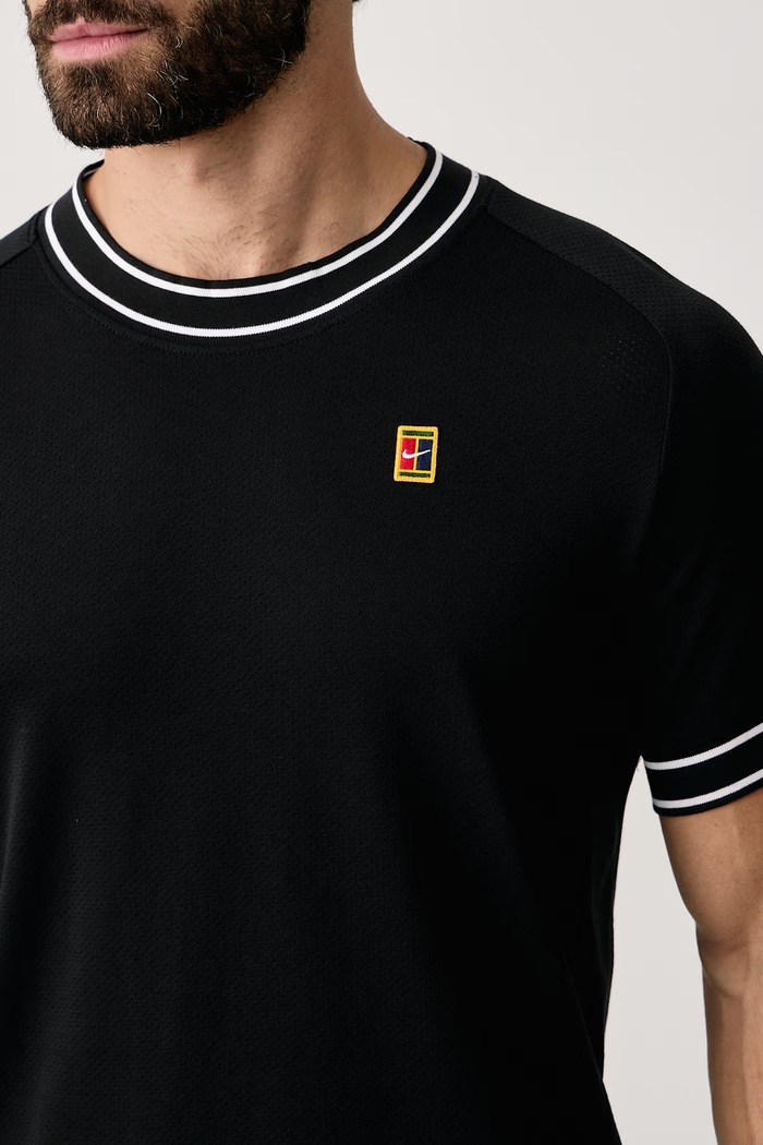 Edzős felső férfi NikeCourt Heritage Nike Sportswear FN0318.010 fekete