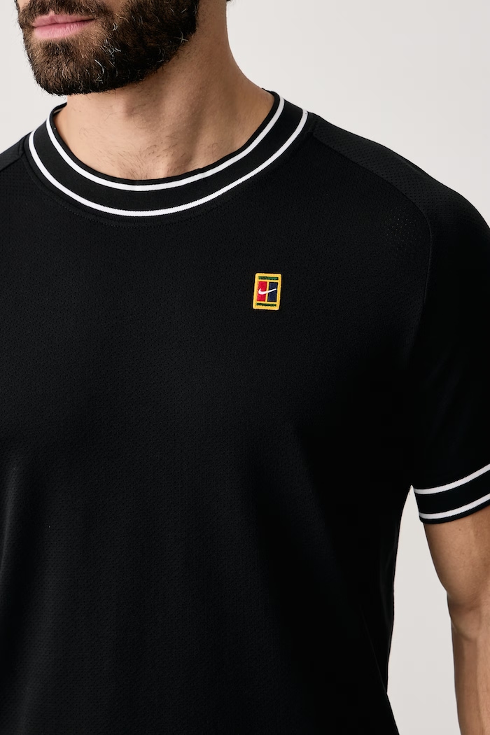 Edzős felső férfi NikeCourt Heritage Nike Sportswear FN0318.010 fekete