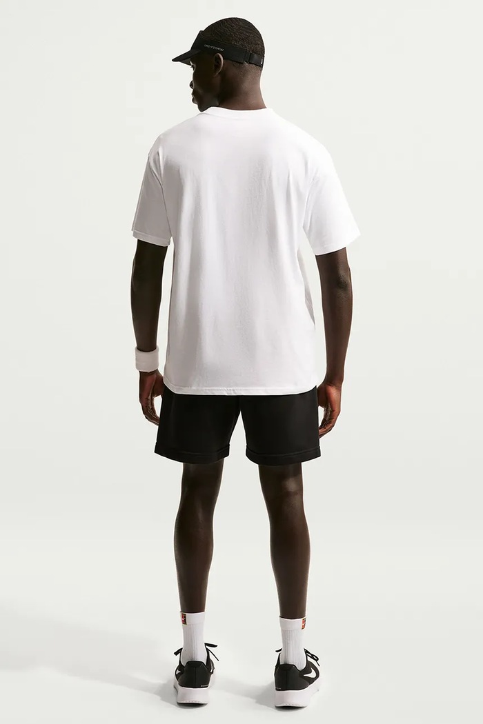 Nike Sportswear T-shirt treningowy męski bawełniany NikeCourt Max90 HJ3362.100 biały AW26