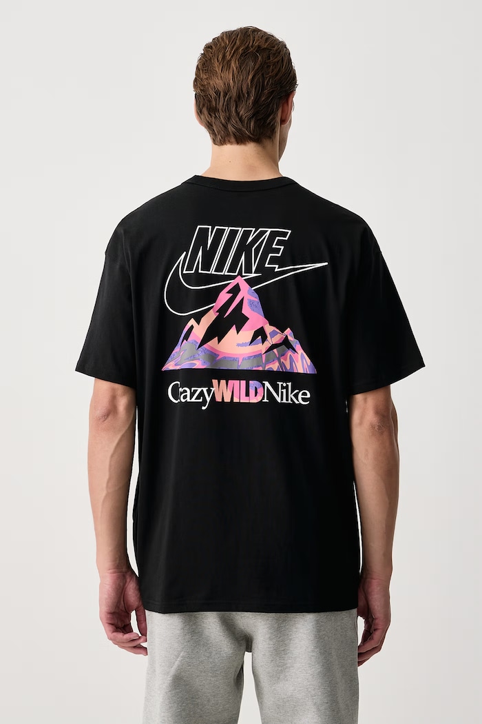 Nike Sportswear T-shirt da uomo in cotone nero IM5670.010