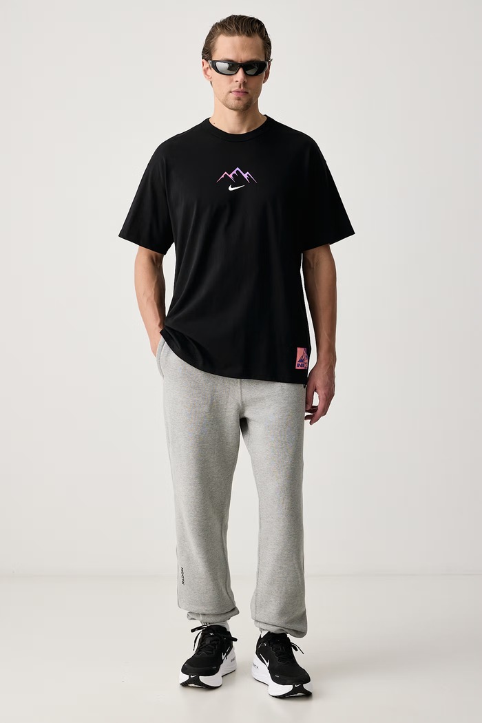 Nike Sportswear T-shirt da uomo in cotone IM5670.010 nero AW26