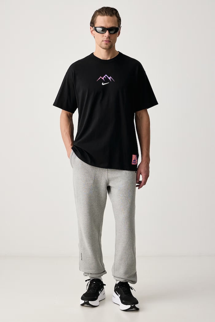 Nike Sportswear T-shirt da uomo in cotone IM5670.010 nero AW26
