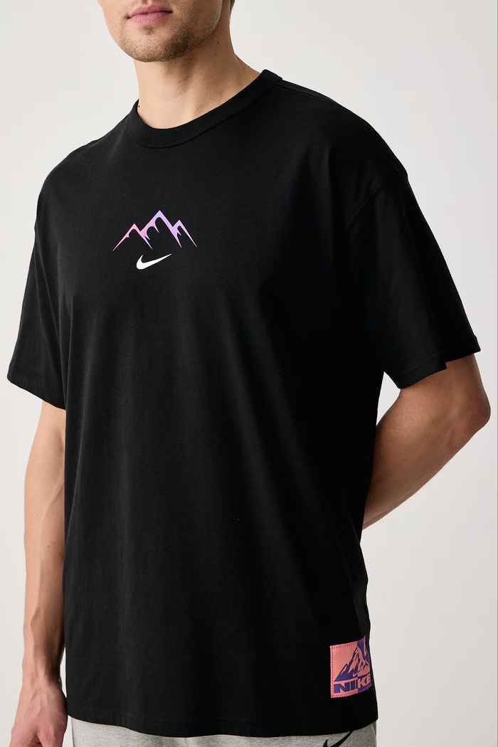 T-shirt da uomo in cotone Nike Sportswear IM5670.010 nero