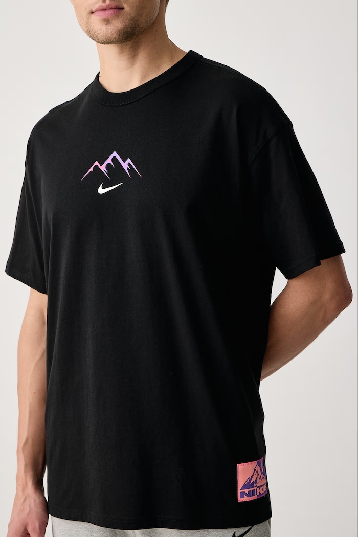 T-shirt da uomo in cotone Nike Sportswear IM5670.010 nero