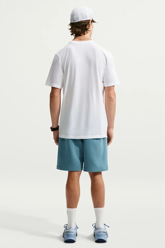 Nike Sportswear T-shirt treningowy męski z bawełną NikeCourt Dri-FIT IM6128.100 biały AW26