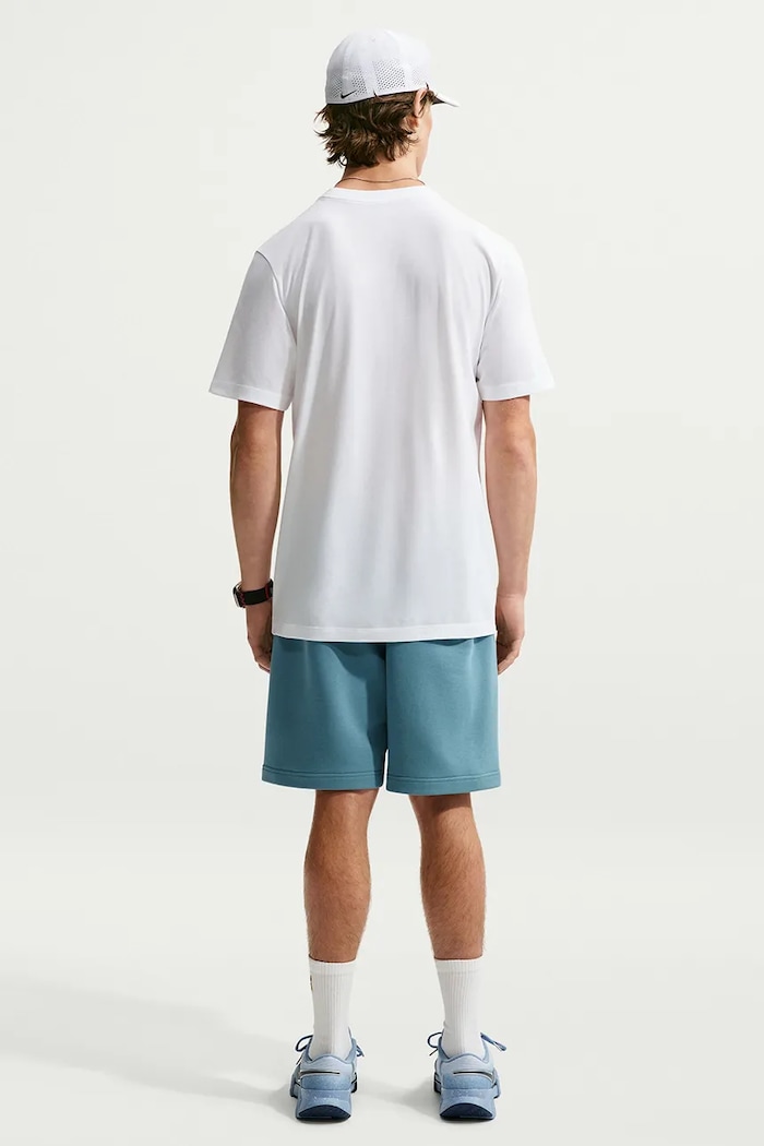 Nike Sportswear T-shirt treningowy męski z bawełną NikeCourt Dri-FIT IM6128.100 biały AW26