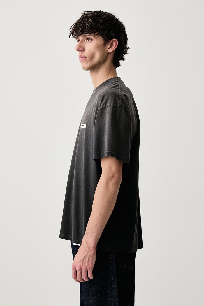 Oversize tričko bavlnené pánske Represent MLM101159 sivá