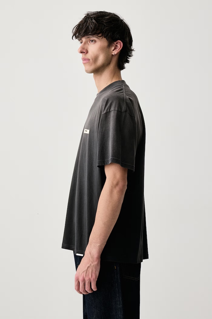 Oversize tričko bavlnené pánske Represent MLM101159 sivá