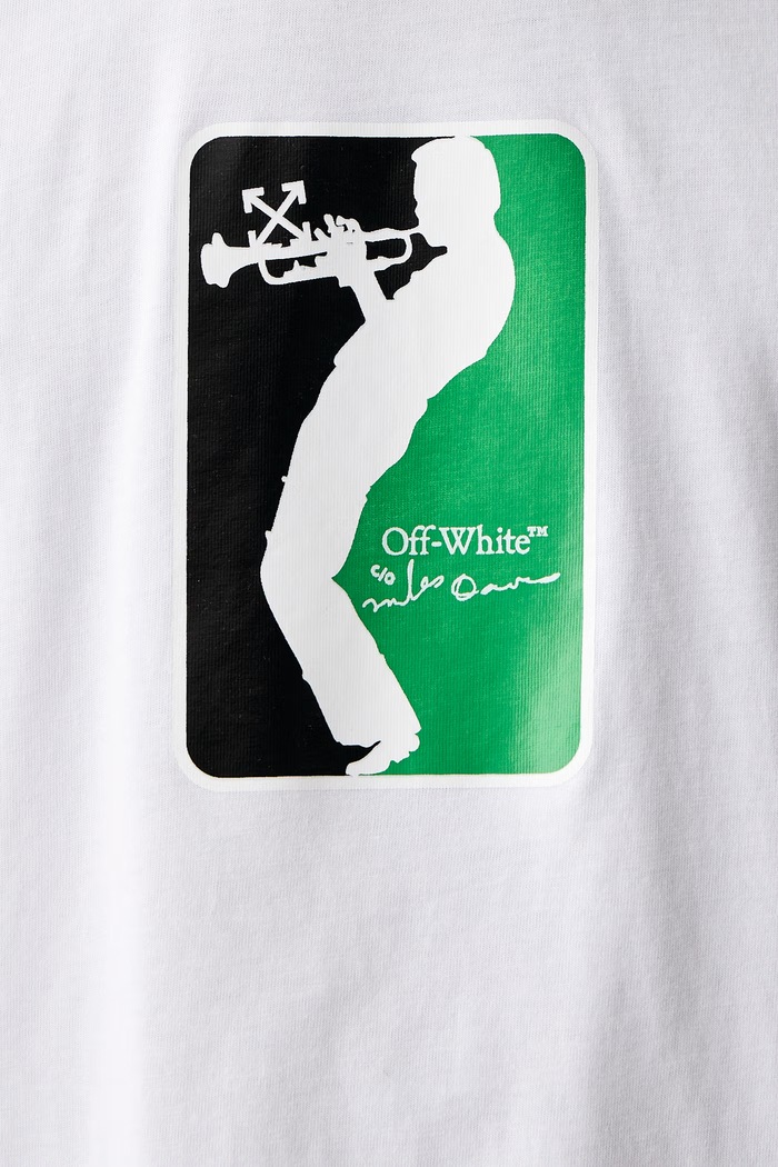 Off-White League Skate футболка оверсайз из хлопка для мужчин 44MAA120W26J004100
