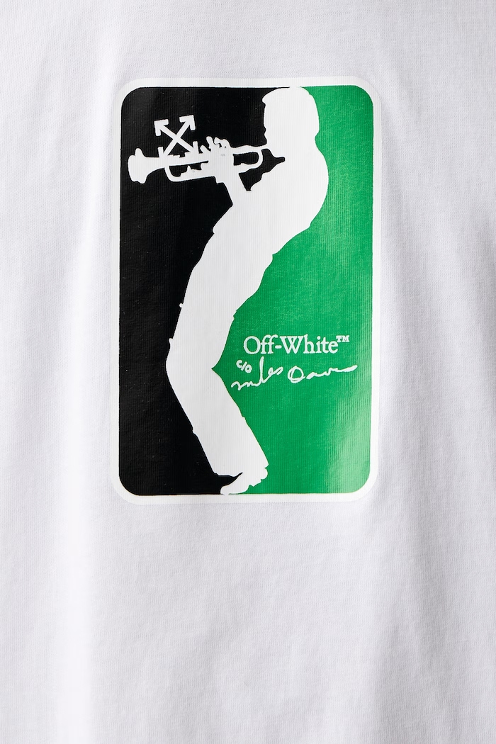 Off-White League Skate футболка оверсайз из хлопка для мужчин 44MAA120W26J004100