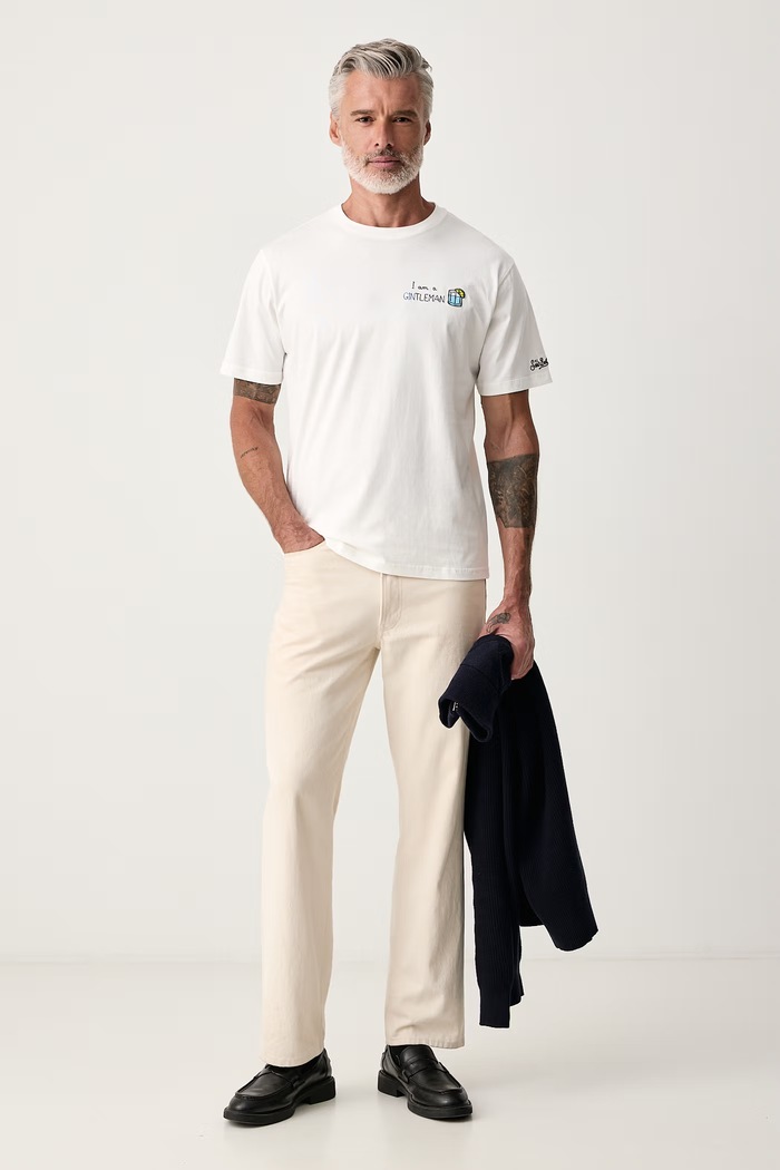 MC2 Saint Barth T-shirt damski bawełniany ARN0001. biały AW26