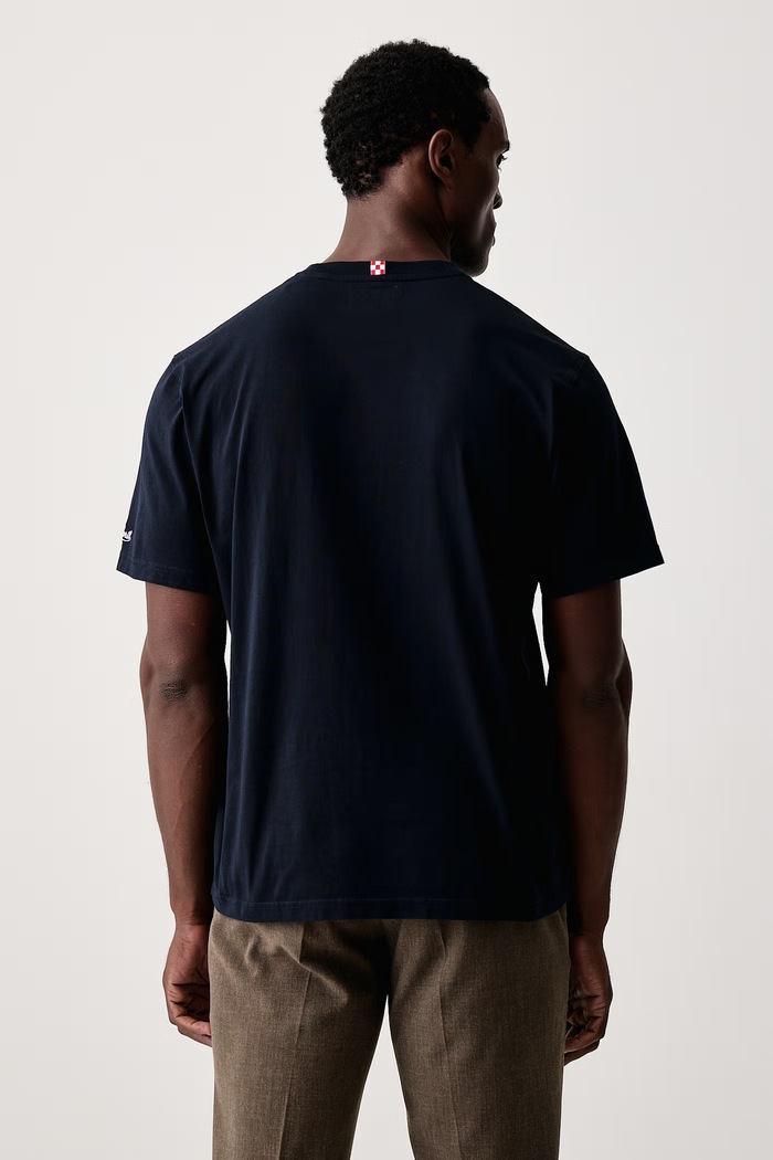 MC2 Saint Barth T-shirt damski bawełniany ARN0001. granatowy AW26