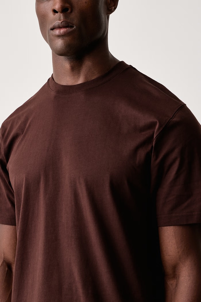 T-shirt męski bawełniany MC2 Saint Barth EEY0001 brązowy