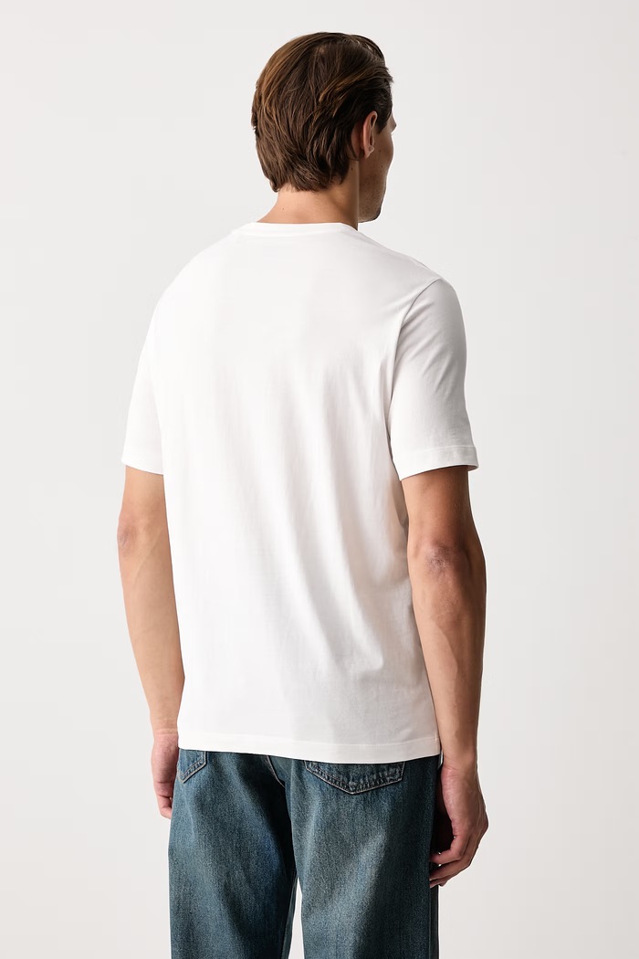T-shirt basic męski bawełniany 2-pack Marc O'Polo granatowy 5000016783