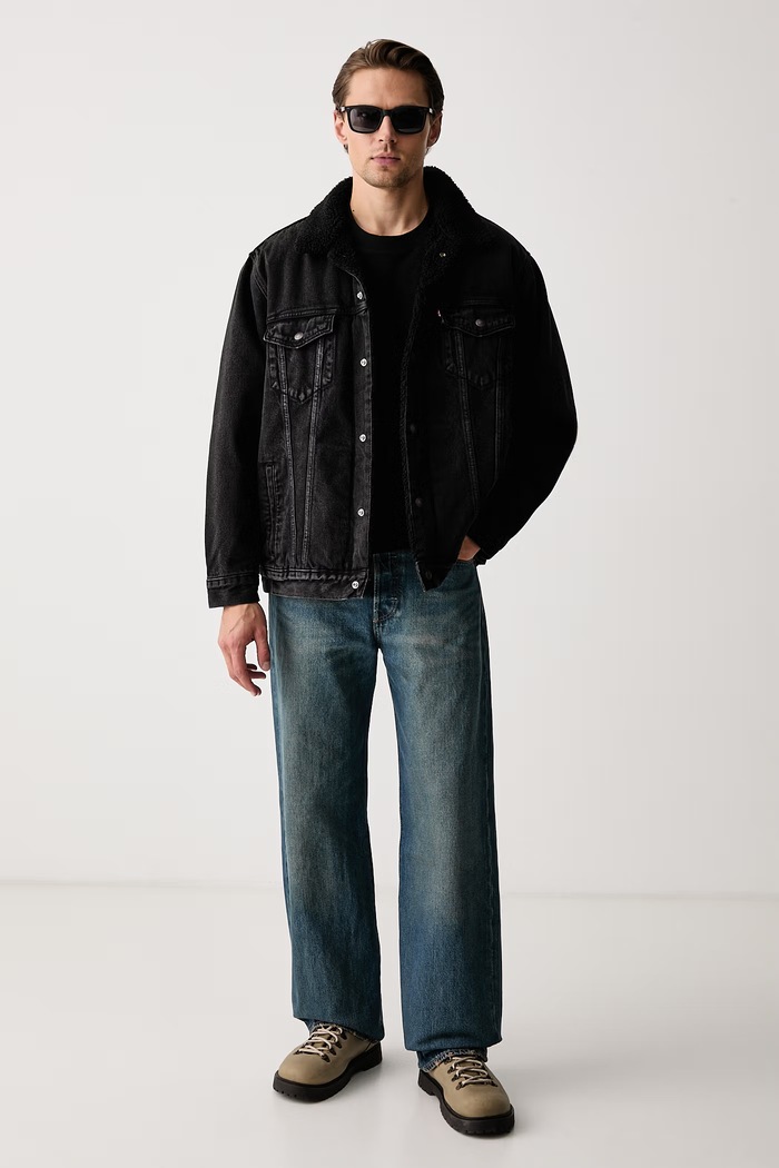 Marc O'Polo T-shirt męski bawełniany 5000012930 czarny AW26