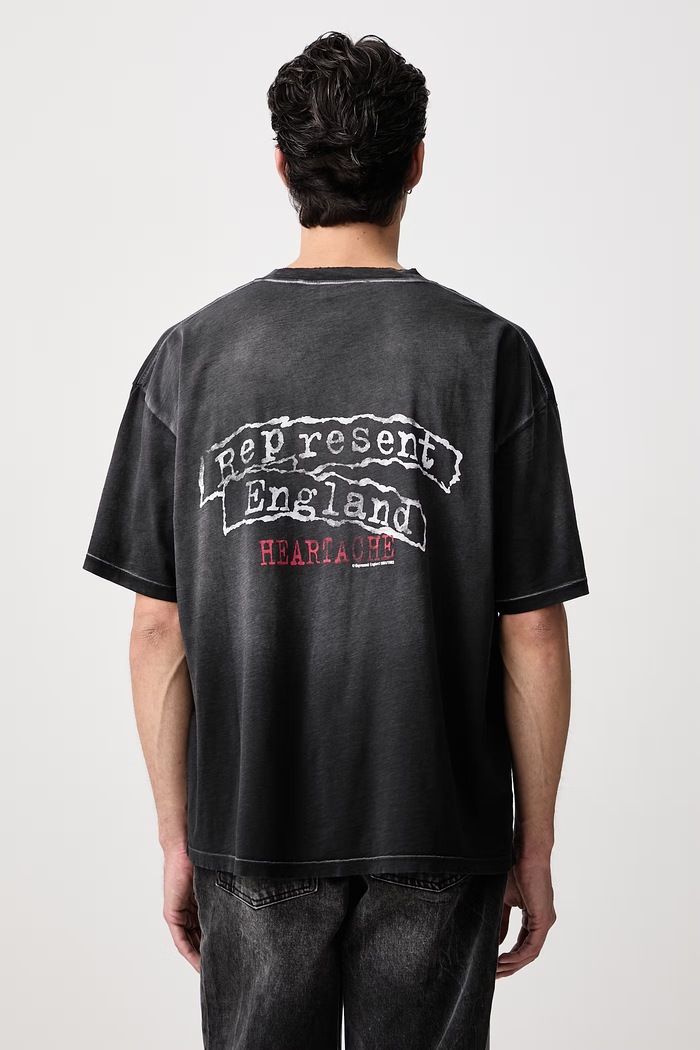 Odzież Represent T-shirt bawełniany męski MLM101202 czarny