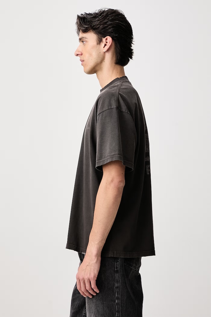 T-shirt bawełniany męski Represent MLM100899 szary