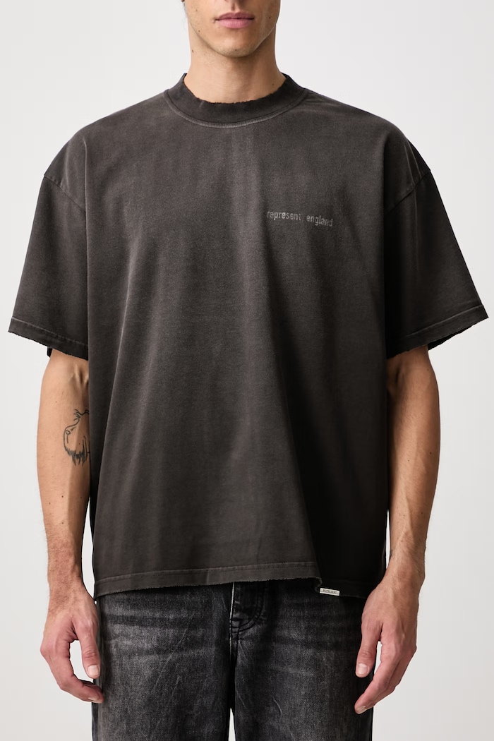 T-shirt bawełniany męski Represent szary MLM100899
