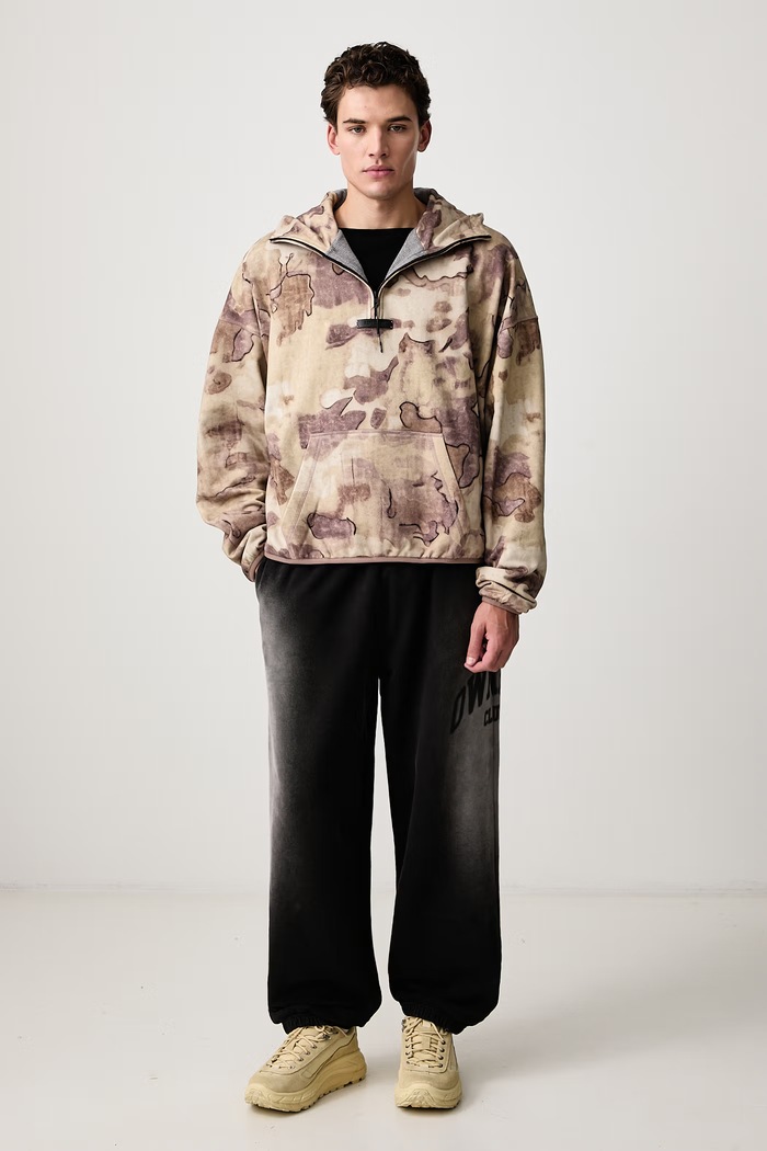 Represent Spodnie dresowe bawełniane męskie OCM100075 czarny AW26