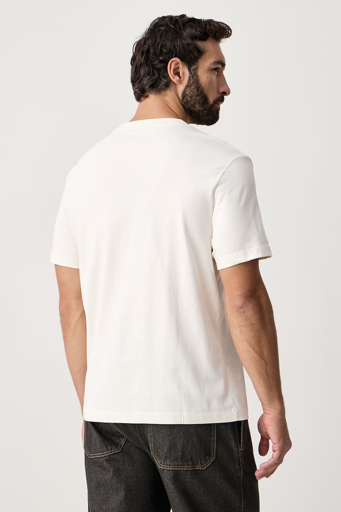 Odzież Calvin Klein Jeans T-shirt męski bawełniany LV04RH844G beżowy