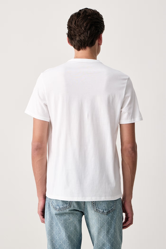 Odzież Calvin Klein Jeans T-shirt męski LV04RH819G biały