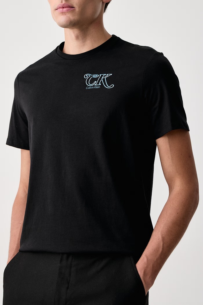 T-shirt męski Calvin Klein Jeans LV04RH819G czarny