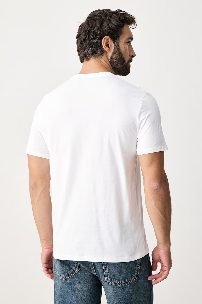 Odzież Calvin Klein Jeans T-shirt męski bawełniany LV04RH817G biały