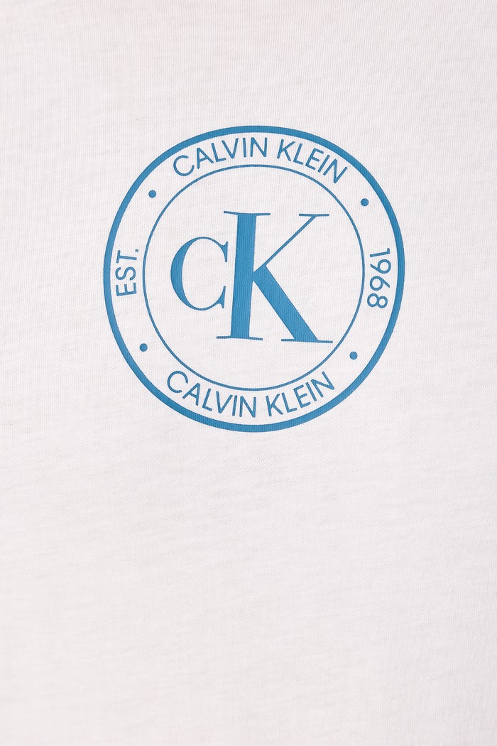Tričko pánske bavlnené Calvin Klein Jeans biela LV04RH817G