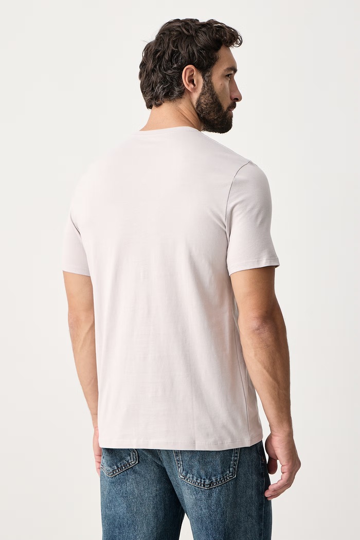 Calvin Klein Jeans T-shirt męski bawełniany LV04RH817G szary AW26