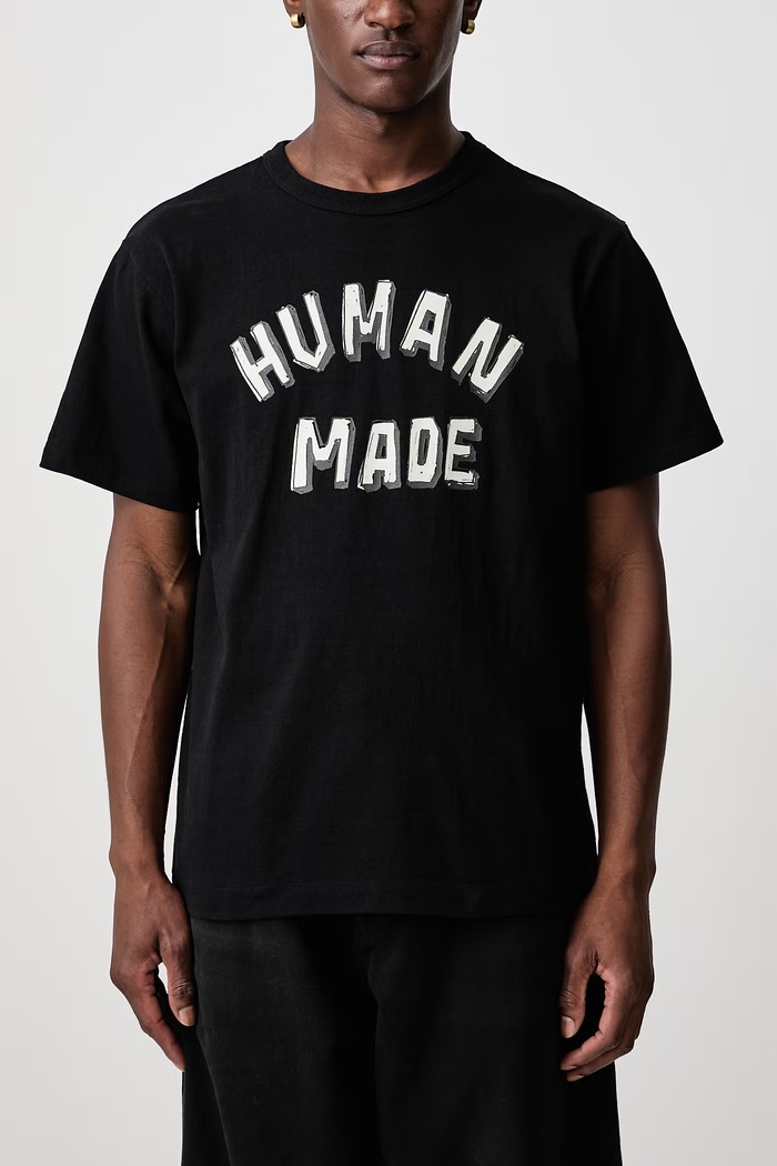 T-shirt bawełniany męski Human Made czarny HM32TE015