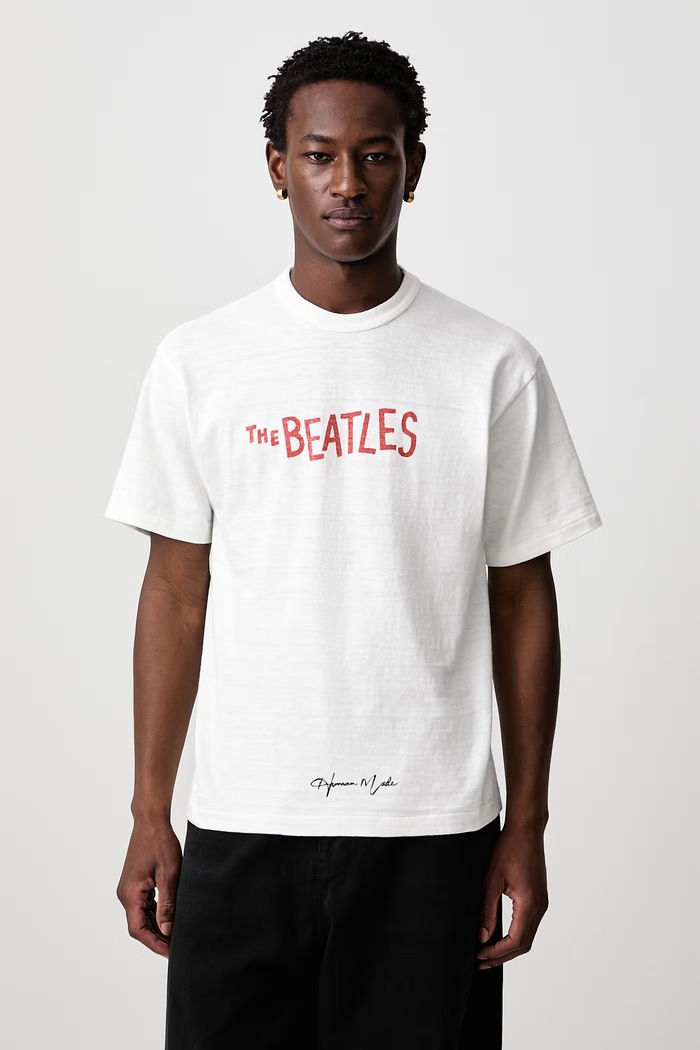 Odzież Human Made T-shirt bawełniany męski HM32TE002 biały