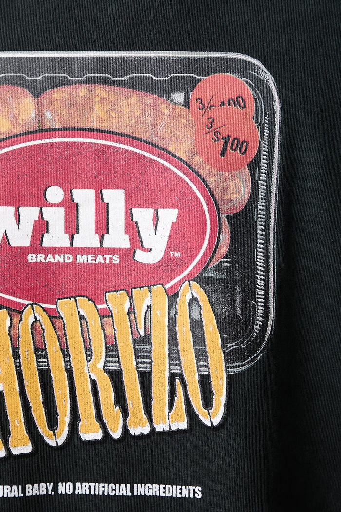 Willy Chavarria OS ESPECIAL CHORIZO BUFFALO tričko bavlněné pánské MUJTE011.061N