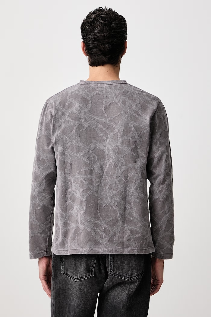 Clothing BEAMS Longsleeve with cotton Men's 1114.1238.147 gray