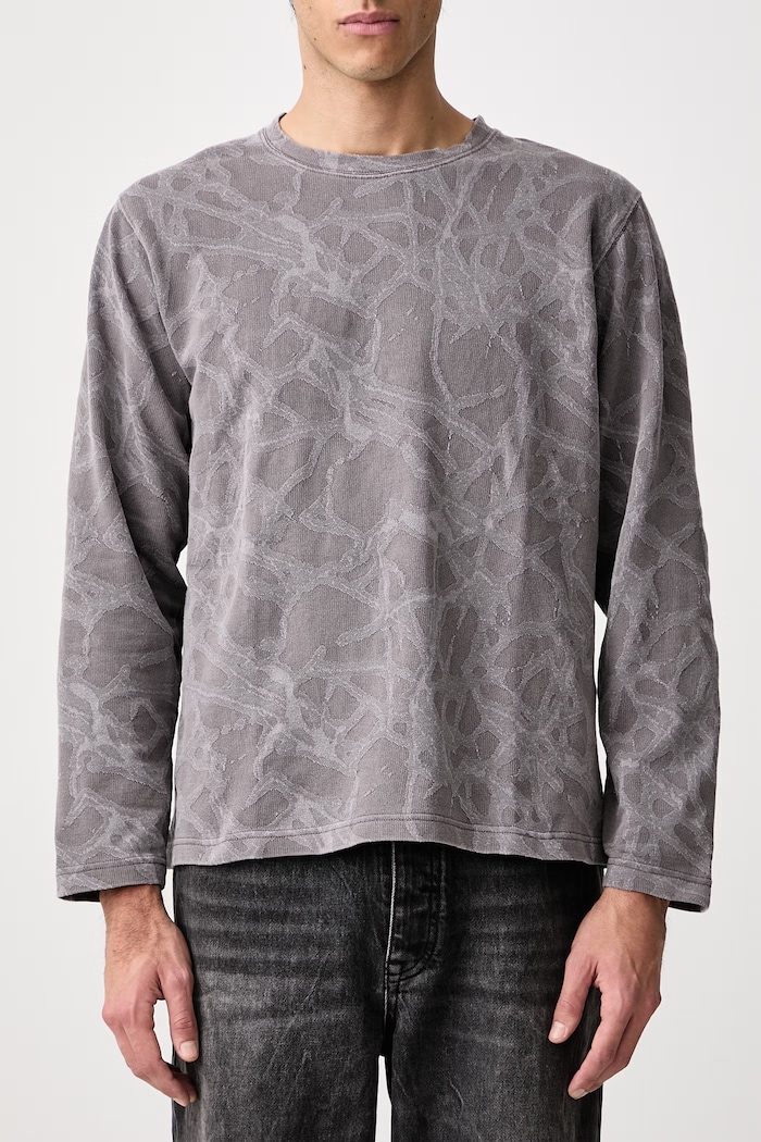 Longsleeve with cotton Men's BEAMS gray 1114.1238.147