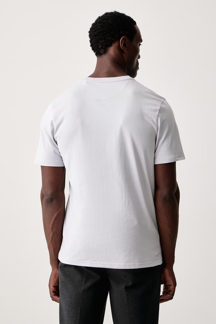 Odzież Scotch & Soda T-shirt męski bawełniany 184409 szary
