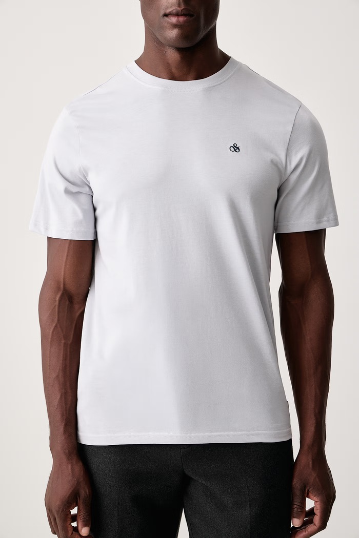 T-shirt męski bawełniany Scotch & Soda 184409 szary