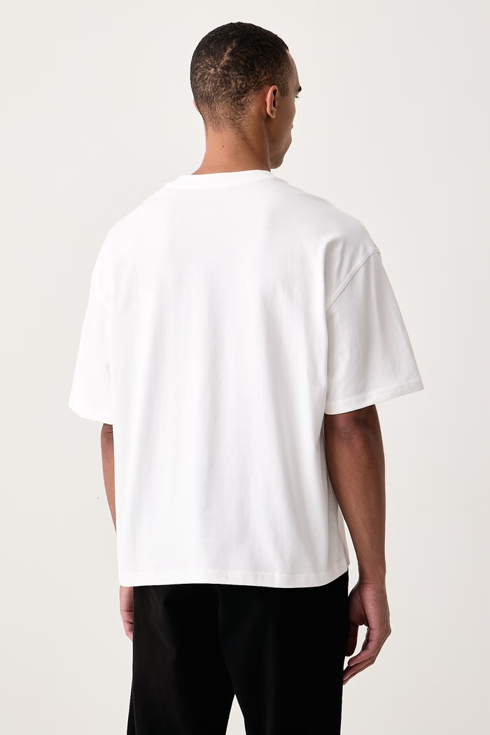 Odzież Dickies T-shirt męski bawełniany DK0A8DEF0WH1 biały