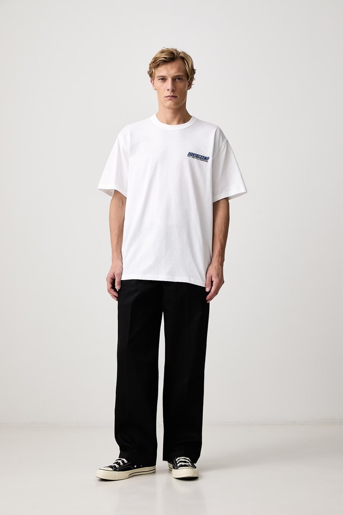 Dickies T-shirt męski bawełniany DK0A8D3H0WH1 biały AW26