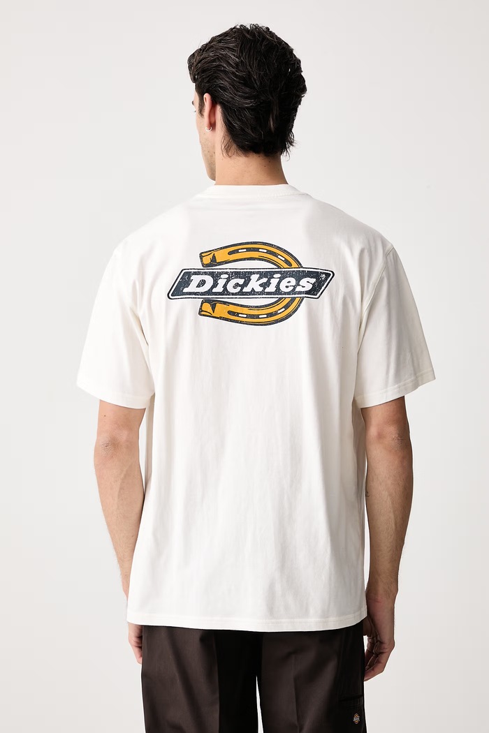 Dickies T-shirt męski bawełniany beżowy DK0A8CIOC481