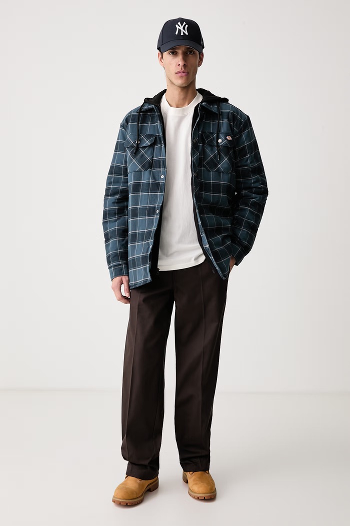 Dickies T-shirt męski bawełniany DK0A8CIOC481 beżowy AW26