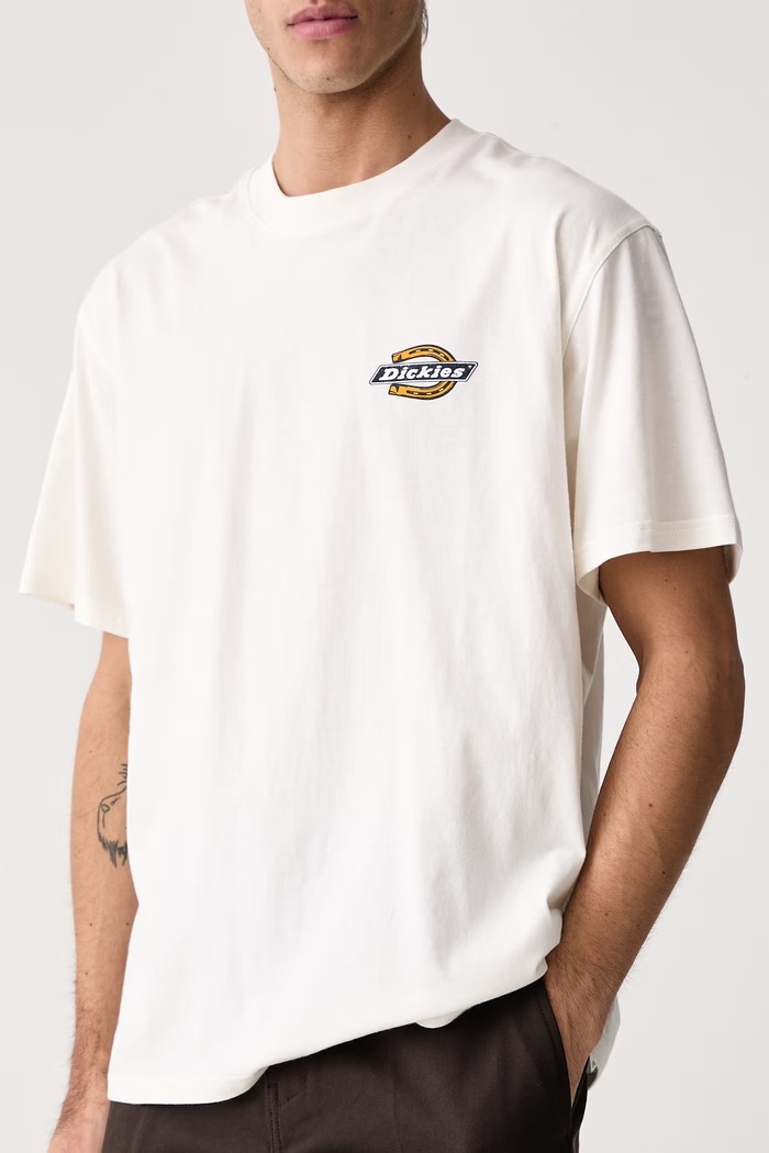 T-shirt męski bawełniany Dickies DK0A8CIOC481 beżowy