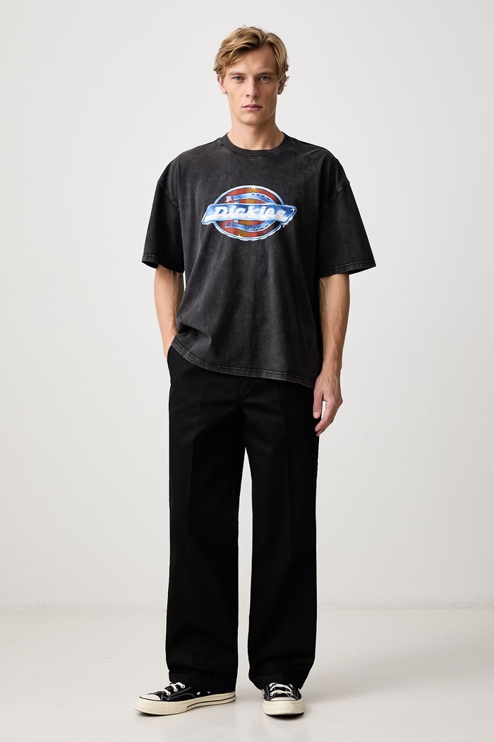 Dickies T-shirt męski bawełniany DK0A8DTGBLK1 czarny AW26
