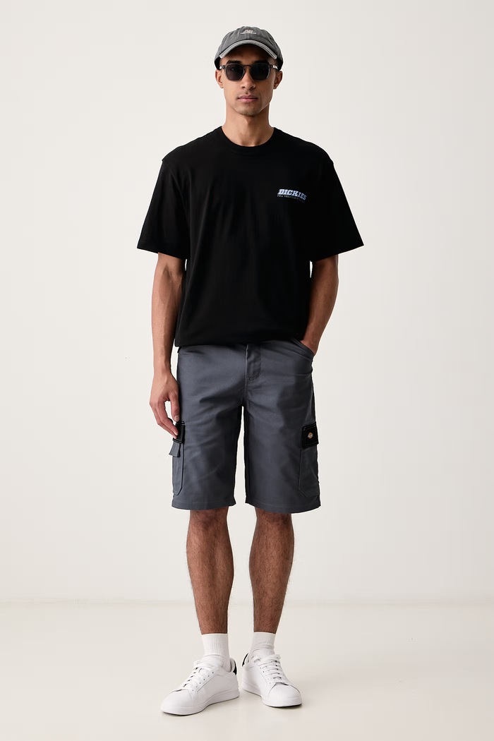 Dickies T-shirt męski bawełniany DK0A8D3HBLK1 czarny AW26
