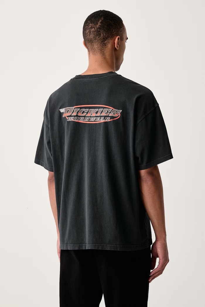 Odzież Dickies T-shirt męski bawełniany DK0A8D3FBLK1 czarny