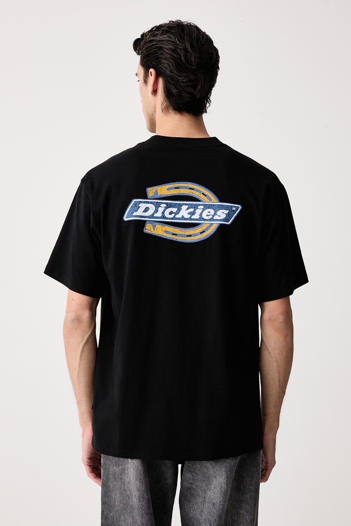 Dickies T-shirt męski bawełniany czarny DK0A8CIOBLK1