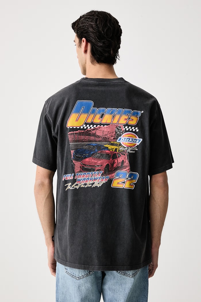 Dickies T-shirt męski bawełniany czarny DK0A8CD3BLK1