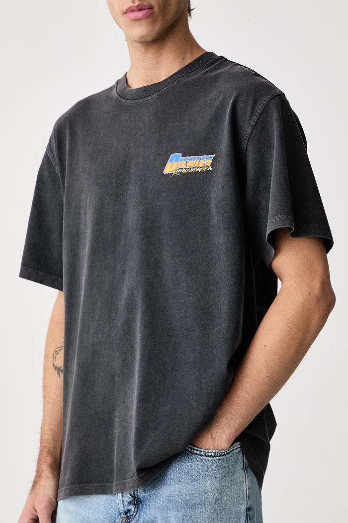 T-shirt męski bawełniany Dickies DK0A8CD3BLK1 czarny